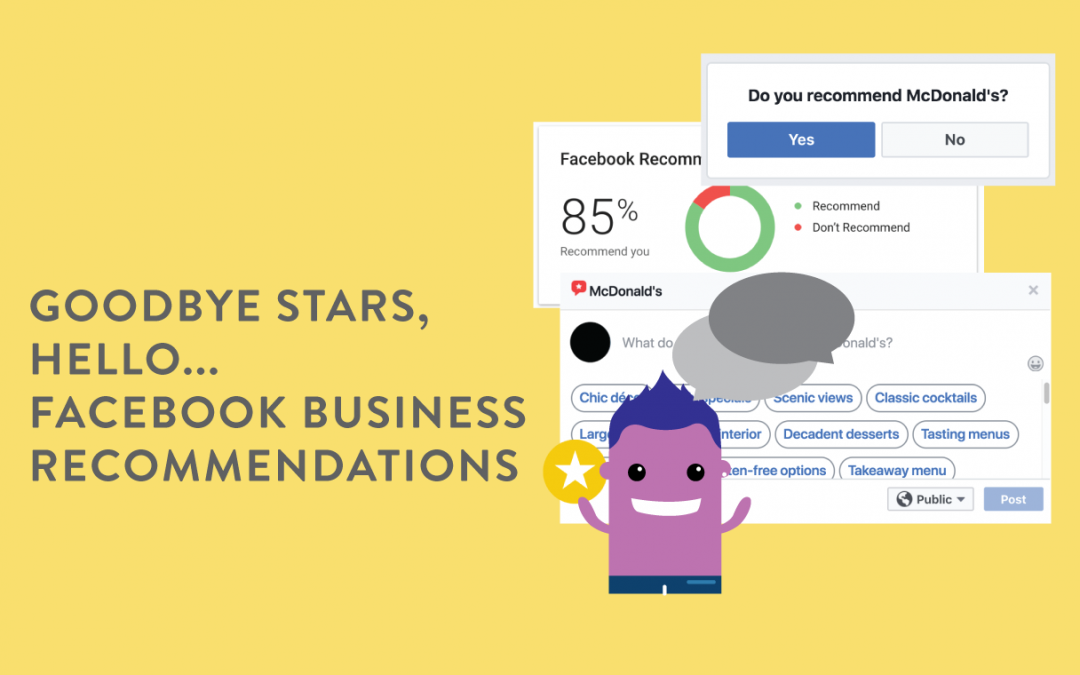 Goodbye Stars, Hello Facebook Business Recommendations